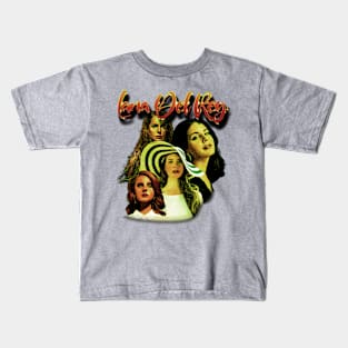 Lana Del Rey - Engraving Style Kids T-Shirt